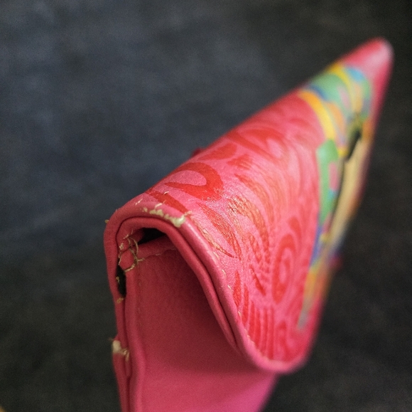 Rosa Mexicano Hand-Painted Women's Crossbody or Covertible Clutch - Picture 10 of 11